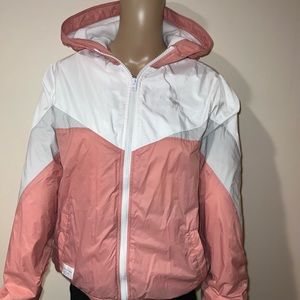 Abercrombie Kids Girl’s Fleece Lined Windbreaker Jacket